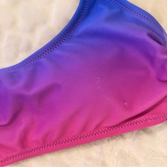 Wild Fable Purple Ombre Triangle Bikini Top Size Small 4-6 - Picture 6 of 6